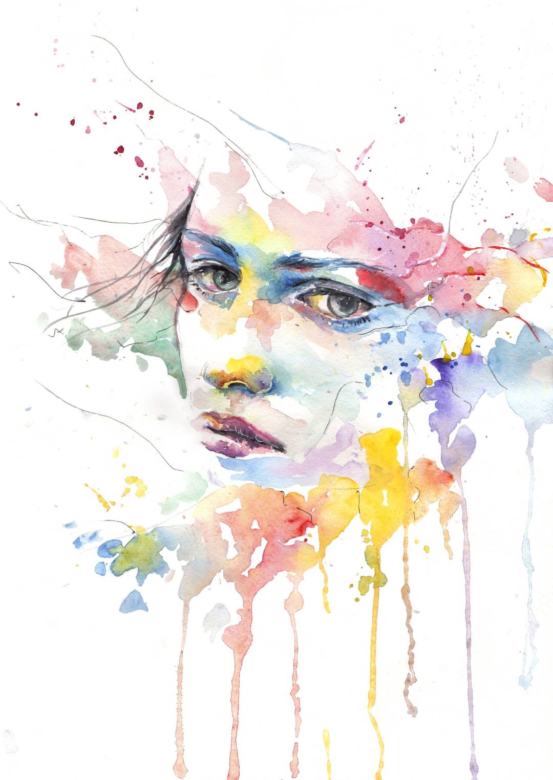 colorful-portrait-sketch